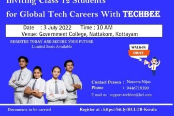 HCL Inviting Class 12 Students for Global Tech Career with TechBee