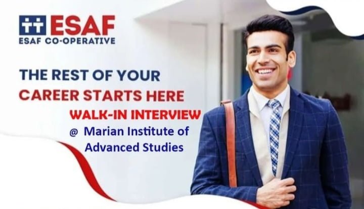 ESAF CO-OPERATIVE WALK-IN INTERVIEW at Marian Institute of Advanced ...