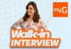 മൈജി ഷോറൂമുകളിൽ ജോലി നേടാൻ അവസരം –  myG Walk in Interview