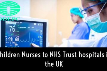 Children Nurses to NHS Trust hospitals in the UK (Online Interviews in June)