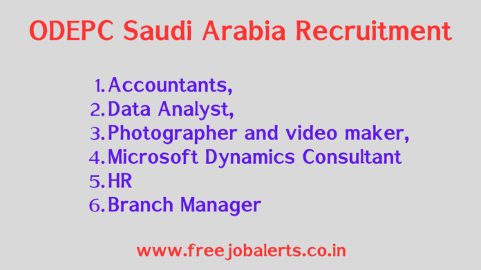 Odepc Recruitment Saudi Arabia