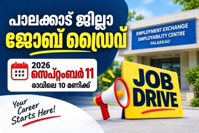 job drive palakkad 2026