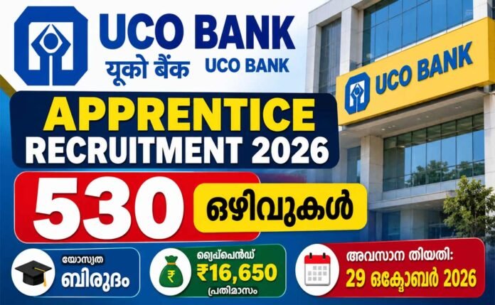 UCO bank apprentice