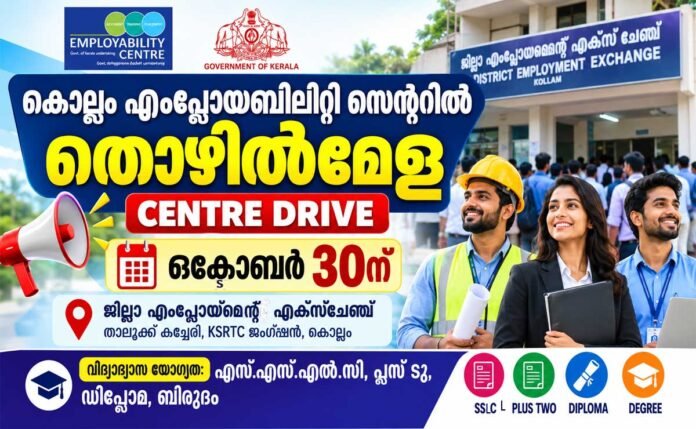 job-drive-kollam-october-20 job drive kollam October 2026