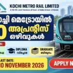 kochi metro jobs 2026